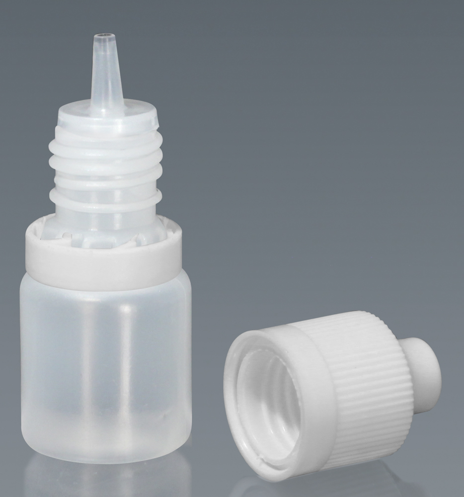 SKS Bottle Packaging 5 Ml Plastic Bottles Natural LDPE Dropper