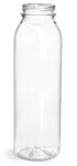 PET Plastic Bottles, 10 oz Clear Round Beverage Bottles (Bulk), Caps Not Included