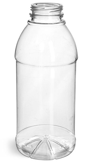 Plastic Bottles, Clear PET Beverage Bottles