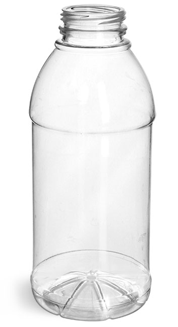 Plastic Bottles, Clear PET Beverage Bottles