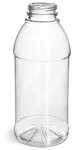 PET Plastic Bottles, 16 oz Clear Beverage Bottles (Bulk), Caps Not Included