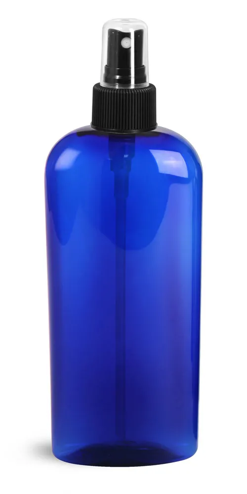 8 oz Blue PET Cosmo Ovals w/ Black Fine Mist Sprayers$30.72&nbsp;$9.24 &nbsp;$8.32Save 73%
