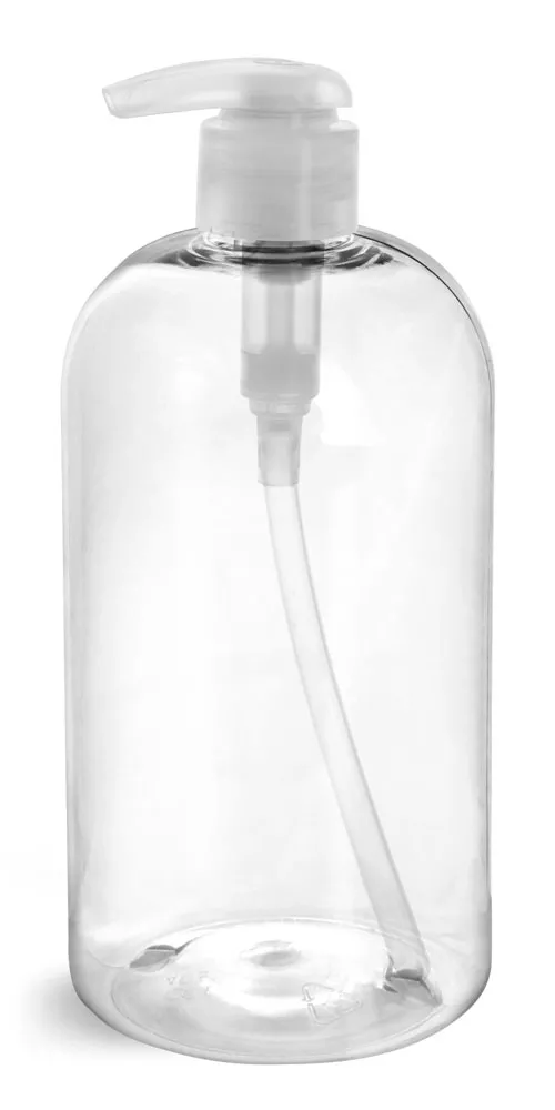 16 oz Clear PET Boston Round Bottles w/ Natural Lotion Pumps$19.44&nbsp;$6.60 &nbsp;$5.94Save 69%