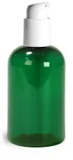 10-OZ GREEN PLASTIC BOTTLE PKG(6)