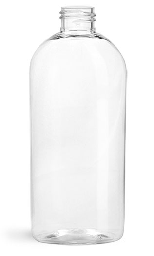 Clear PET Dundee Oval (Bulk), caps NOT included