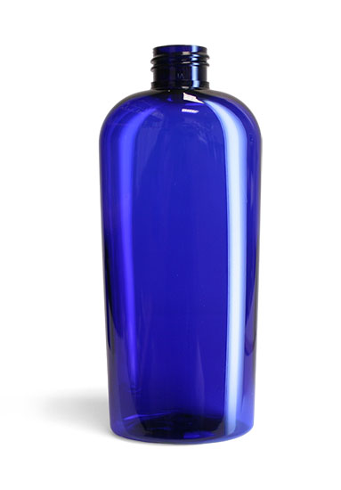 SKS Bottle & Packaging - Plastic Bottles, Blue PET Dundee Oval Bottles ...