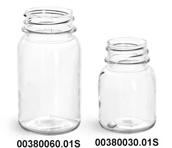 16 oz Glass Jars, With Chemical Resistant Phenolic Screw Cap,60
