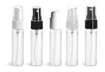 Clear PET Slim Line Cylinders with Sprayers or Pumps