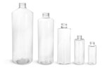 Clear PET Cylinder Bottles (Bulk) Caps Not Included