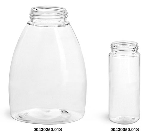 Clear PET Bottles (Bulk)