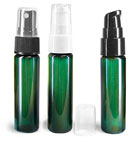 Green PET Cylinder Bottles