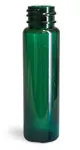 Green PET Slim Line Cylinder Bottles (Bulk), Caps NOT Included