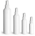 White Cosmo Round Bottles w/ White Sprayers