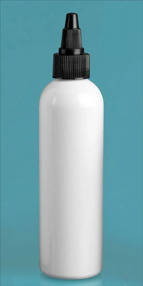 4 oz White PET Cosmo Round Bottles w/ Black Twist Top Caps$14.88&nbsp;$5.28 &nbsp;$4.75Save 68%