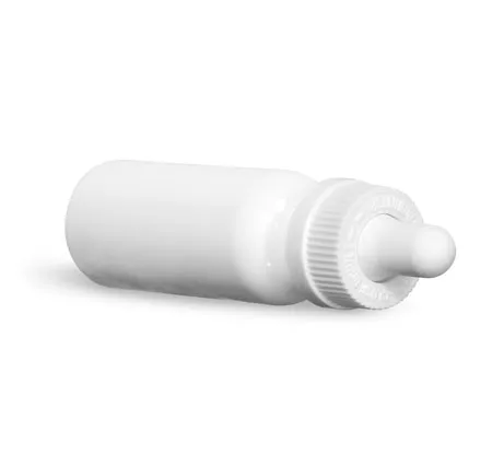 6oz PET Plastic Spiral Container TE/CRC Solid White with Solid White  Cap(300/cs) - Liquid Bottles LLC