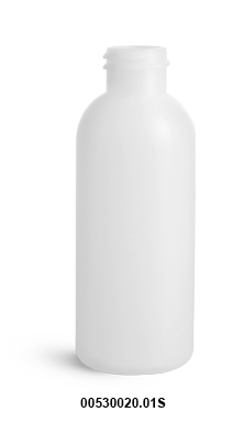 Original 2 oz Natural HDPE Cosmo Round