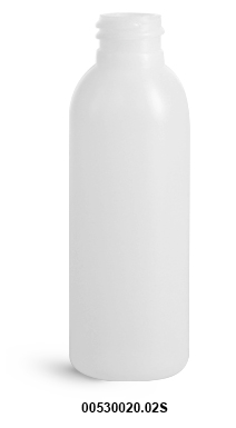 New 2 oz Natural HDPE Cosmo Round