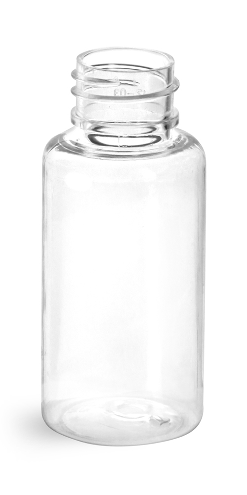 1/2 oz Clear PET Round Bottles
