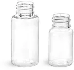 Clear PET Round Bottles (Bulk), Caps NOT Included