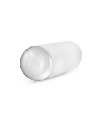 8 oz Natural HDPE Cylinder Bottles w/ Black Ribbed Polypropylene Lotion Pumps