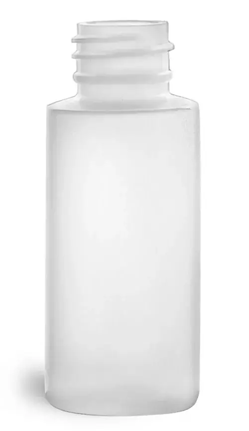 Original 1 oz Natural HDPE Cylinder Bottles