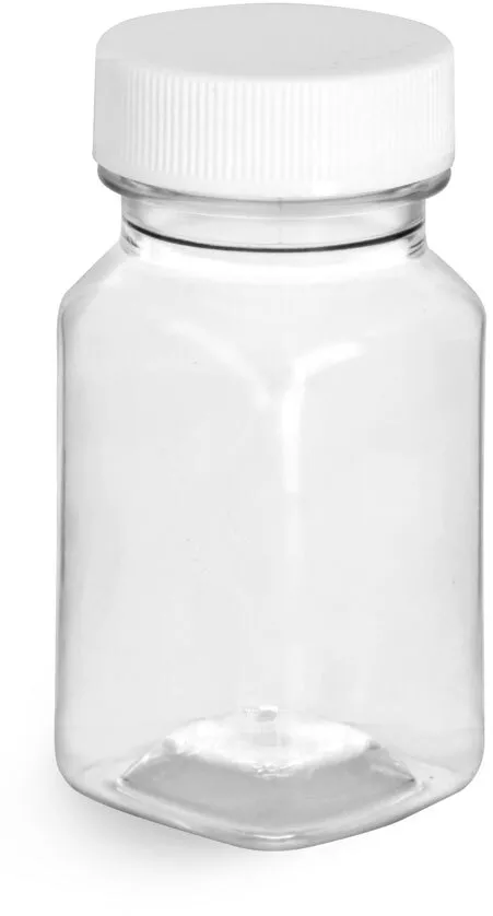 16 oz Clear Hot Fill PET Plastic Jars