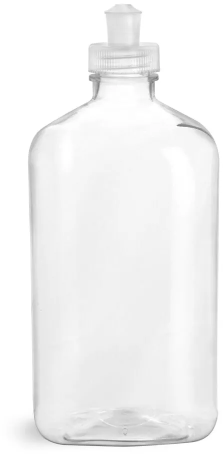 16 oz Clear Glass Beverage Bottles (Bulk), Caps NOT Included