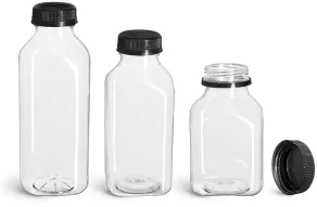 Plastic bottles and containers