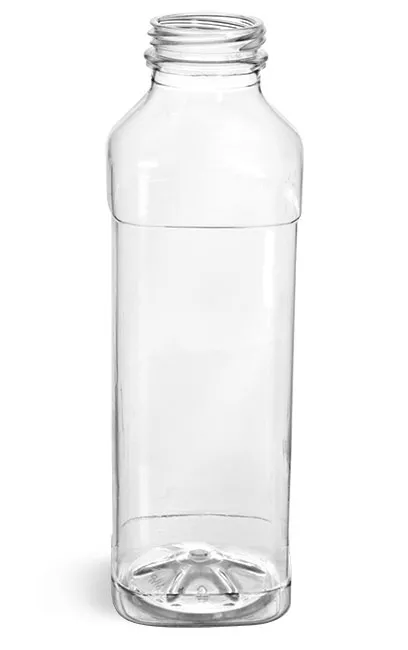 10oz PET Plastic Hot Sauce Bottles (Cap Not Incl.)