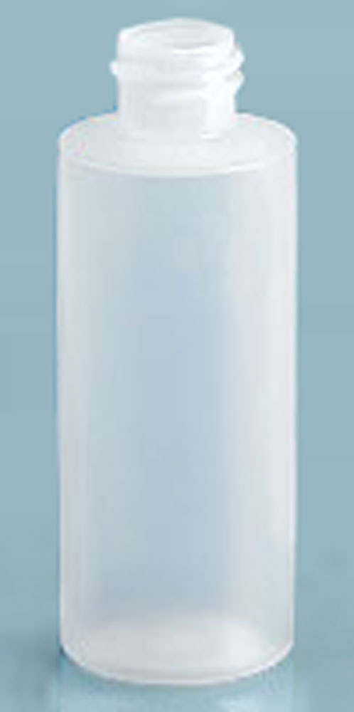 2 oz Natural LDPE Cylinders (Bulk), Caps NOT Included