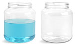 58 oz Clear PET Round Squat Jar (Bulk), Caps NOT Included