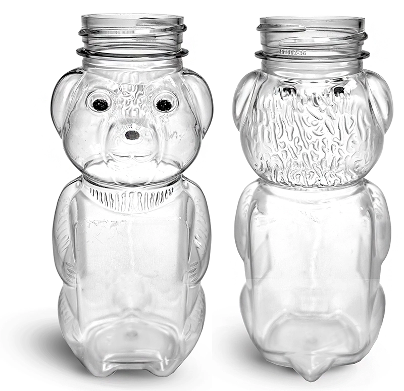 Product Replacement - 8 oz Clear PET Honey Bear Bottles