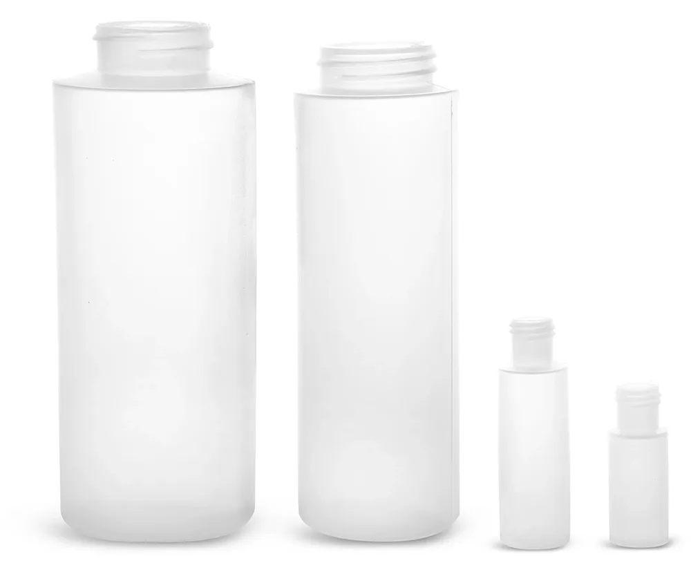 Natural LDPE Cylinders (Bulk), Caps NOT Included