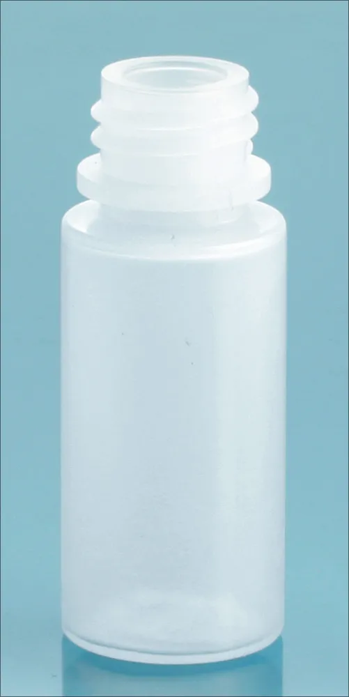 6 cc Natural LDPE Dropper Bottles, (Bulk) Caps NOT Included