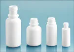 White LDPE Dropper Bottles, (Bulk) Caps NOT Included