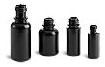 Black LDPE Dropper Bottles (BULK), Caps Not Included
