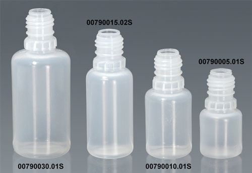 Plastic Bottles, Natural LDPE Tamper Evident Dropper Bottles (Bulk), Caps NOT Included