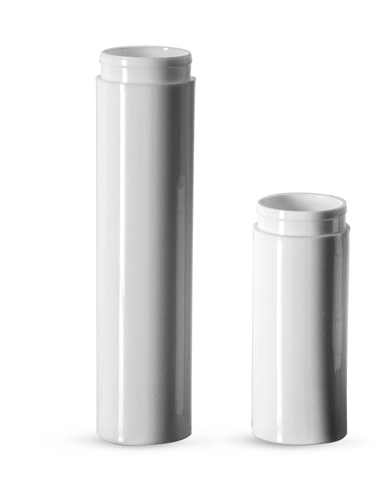 5 ml  White Polypropylene Airless Pump Bottles (Bulk), Pumps & Caps Not Included  