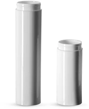  White Polypropylene Airless Pump Bottles (Bulk)