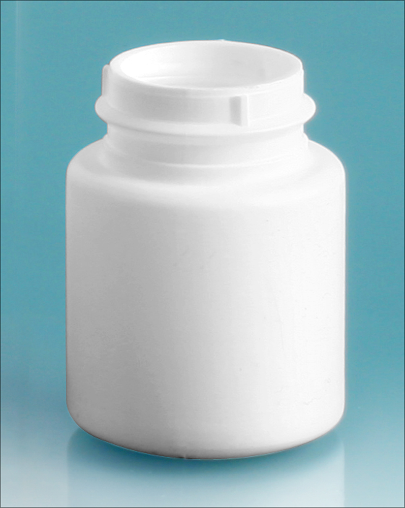 30 cc  White HDPE Powder Bottles (Bulk), Caps NOT Included