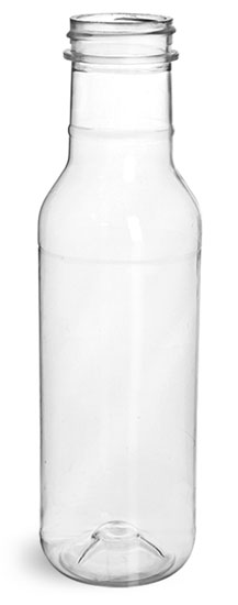 Clear PET Barbecue Sauce Bottles