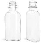 Clear PET Flask (Bulk), Caps NOT Included