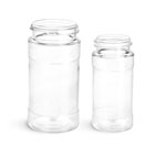 Clear PET Spice Bottles (Bulk), Caps NOT Included
