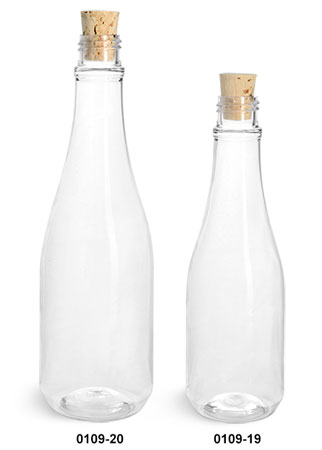 SKS Bottle & Packaging - Plastic Bottles, Clear PET Woozy Bottles w ...