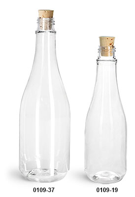 SKS Bottle & Packaging - Plastic Bottles, Clear PET Woozy Bottles w ...