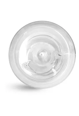 8 oz Clear PET Woozy Bottles w/ Cork Stoppers