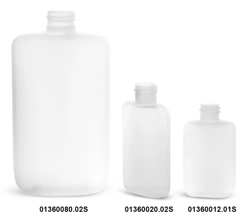 08 oz Natural HDPE Boston Round Bottle - 24/410 - Wholesale Supplies Plus