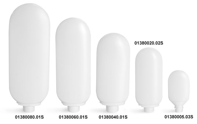 Plastic Bottles, White HDPE Tottles (Bulk), Caps NOT Included