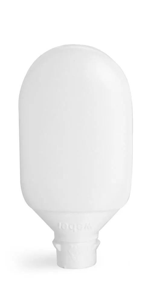 1/2 oz White HDPE Tottles (Bulk), Caps NOT Included