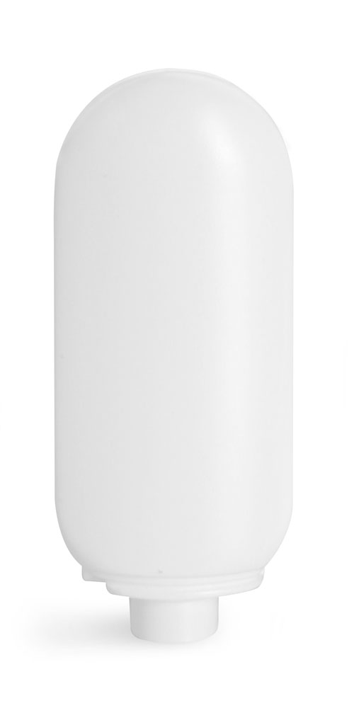 2 oz White HDPE Tottles (Bulk), Caps NOT Included